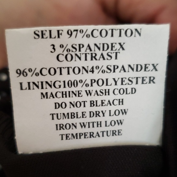 🍒Pin-Up🍒RubyRox strapless black&blue polka dress - Picture 4 of 4